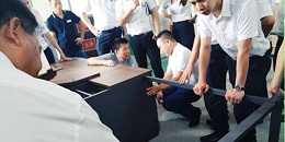 全心全意为市场--中泰医院家具，养老家具组织管理层下工厂学习